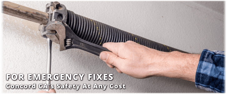 Broken Garage Door Spring Concord CA
